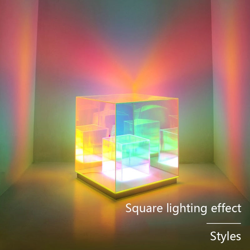 Colorful 3D Table Lamp - Onset Gadgets