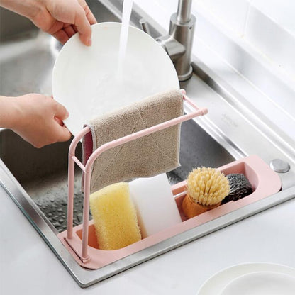 Telescopic Sink Shelf Kitchen Organizer - Onset Gadgets