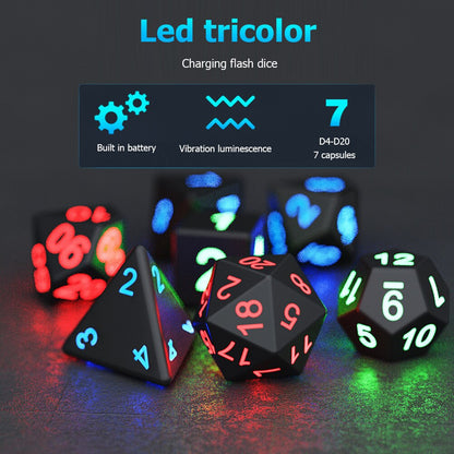 Electronic Luminous LED DND Dice Set - Onset Gadgets