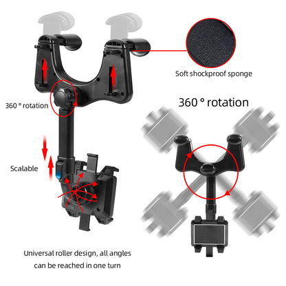 360° Rotatable Smart Phone Car Holder - Onset Gadgets