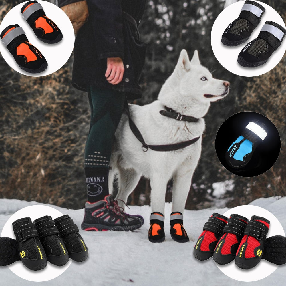 Waterproof Reflective Dog Boots - Onset Gadgets