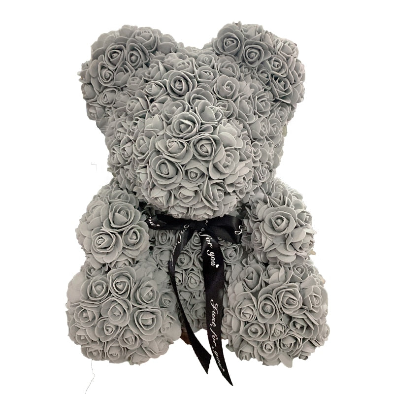 Rose Bear Heart Artificial Flower - Onset Gadgets