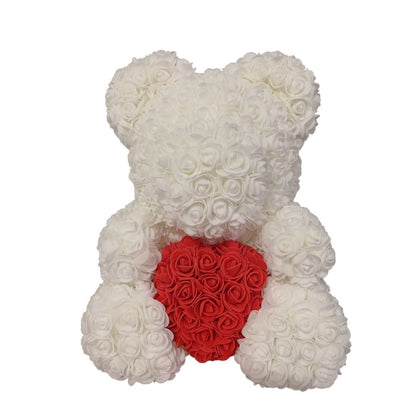 Rose Bear Heart Artificial Flower - Onset Gadgets