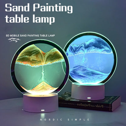 7 Colors USB Sandscape Table Lamp - Onset Gadgets