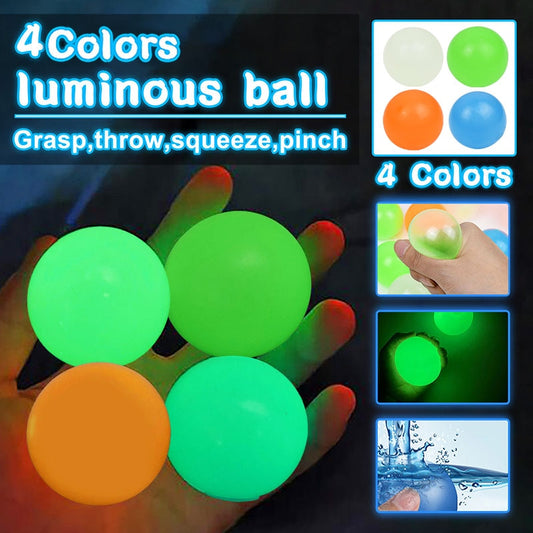 Glowing Wall Ball Fidget Toy - Onset Gadgets