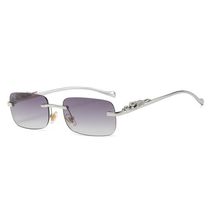 Vintage Rimless Square Sunglasses - Onset Gadgets