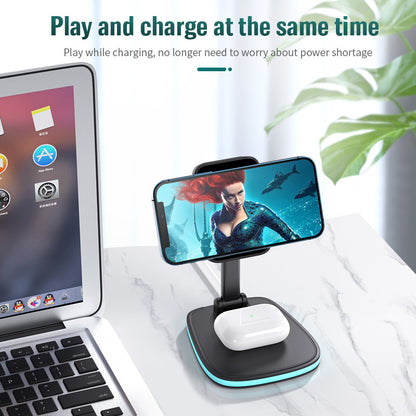 3in1  15W Folding Wireless Magnetic Charger - Onset Gadgets