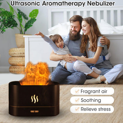 FlickerMist Fireplace - Aromatherapy Essential Oil Diffuser and Ultrasonic Humidifier - Onset Gadgets