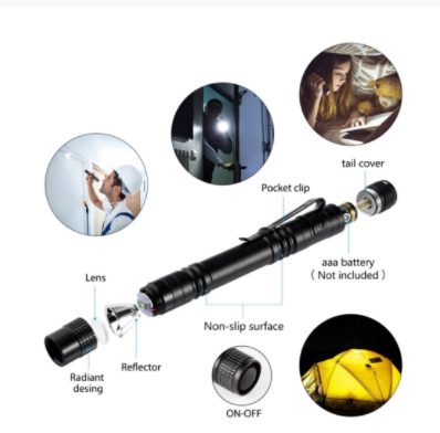 4 x Mini LED Flashlight Set - Onset Gadgets